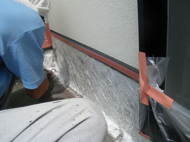 職人の技術が光るFRP防水